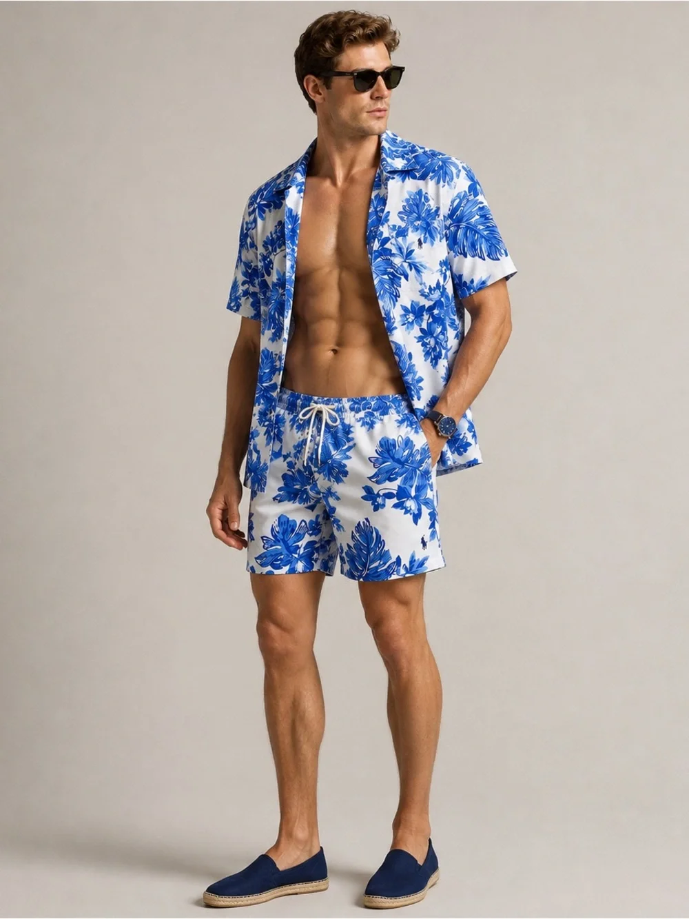 Polo Ralph Lauren Tropical Set, Shirt & Swim Shorts NEW
